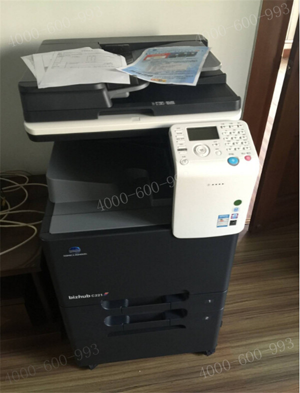 科頤辦公給廣州某裝修公司成功安裝的柯尼卡美能達C221復印機