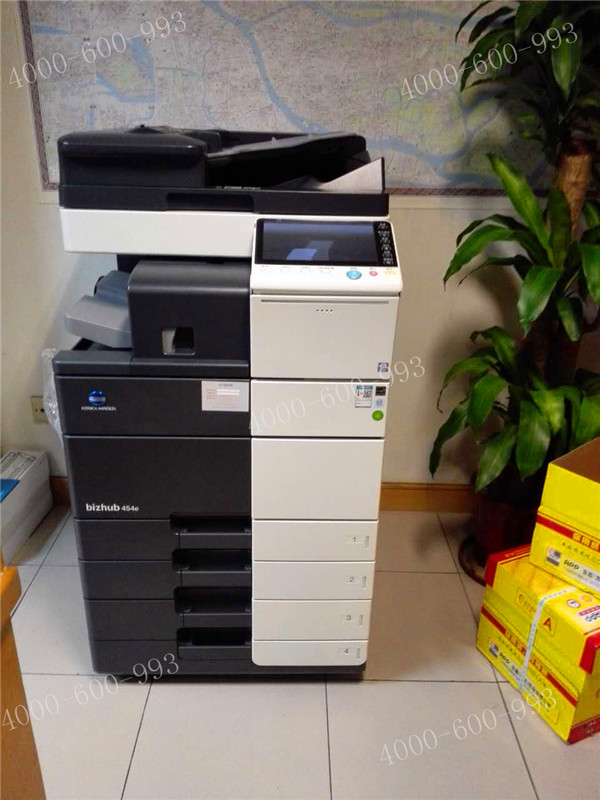 科頤辦公給廣州某政府機關單位安裝的柯尼卡美能達bizhub454e復印機