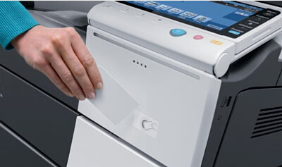 柯尼卡美能達C266支持選配的刷卡認證安全方案-科頤辦公