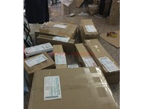 元旦節前很忙 柯尼卡美能達復印機耗材配件昨天打包到7點半才全部打包完